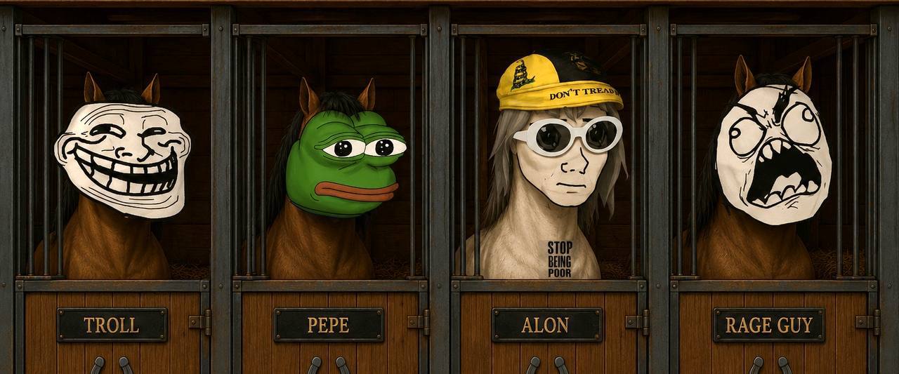 The Stable Herd — meme horses